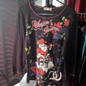 blue canyon clothing christmas shirt